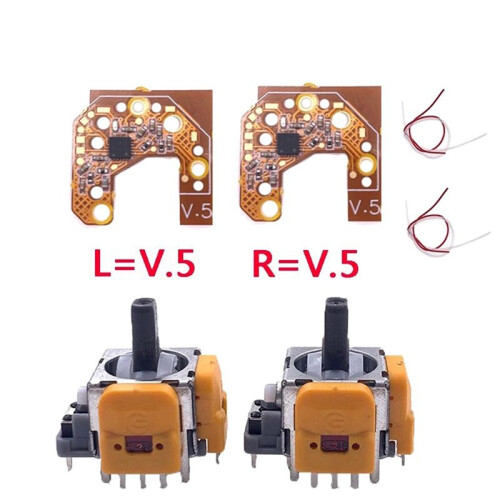 2PCS Hall Joystick+Calibration Board for PS5 Gamepad Hall Effect & Hall Joystick Center/Outer Ring Calibration 1