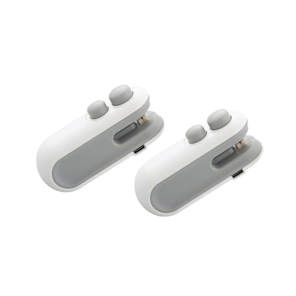 2Pcs Mini Bag Sealer,Usb Rechargeable Chip Bag Sealer Heat Seal Tool,Portable Handheld Vacuum Food Sealer, Bag Sealer 6133266930652