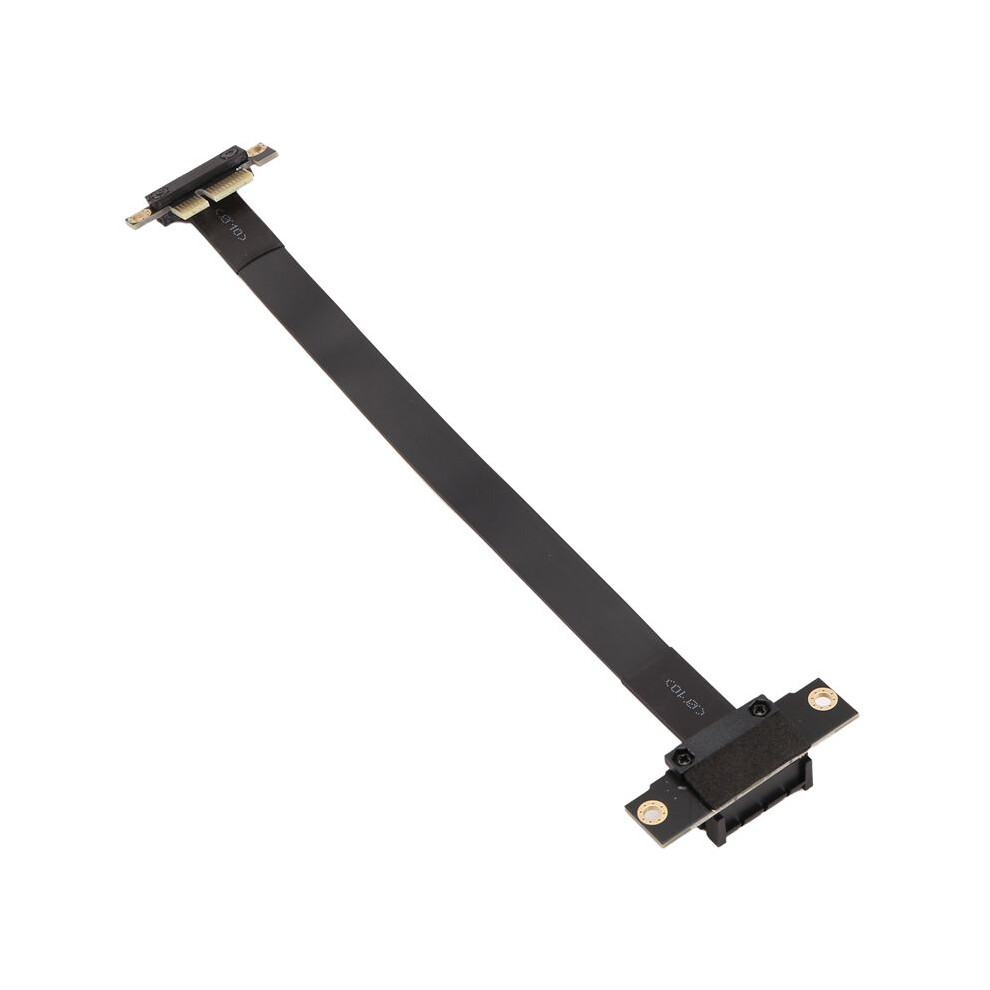 Pcie X1 Riser Cable Dual 90 Degree Right Angle Pcie 3.0 X1 To X1 Extension Cable 8Gbps Pci Express 1X Riser Card 20Cm 4711651045819