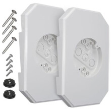 Siding Mounting Block,8141DBL Built-in Box Outdoor Light Mounting Block,2Sets for 1/2 Inch Lap Double and 4 Inch Siding
