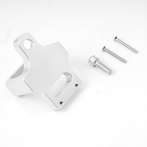 3 Porte per , AEM Boost Controller Kit Supporto per Montaggio Valvola Solenoide CNC Billet Alluminio Argento 2