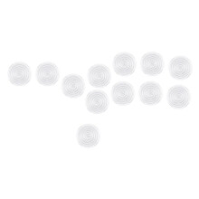 12PCS Hitbox Button Caps Replacement for Arcade Controller Hitbox Controller Mechanical Button DIY Accessories White