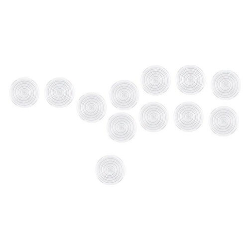 12PCS Hitbox Button Caps Replacement for Arcade Controller Hitbox Controller Mechanical Button DIY Accessories White