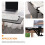 2 Pièces Support Pliable Clavier D'Ordinateur Support D'Extension de Bureau Support de Bras de Clavier Support de Bureau Pliant pour Moniteur 7