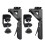 2 Pièces Support Pliable Clavier D'Ordinateur Support D'Extension de Bureau Support de Bras de Clavier Support de Bureau Pliant pour Moniteur 10