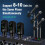 Guitar Wireless Microphone System XLR Transmitter and Receiver for Dynamic Wired Microphone 6