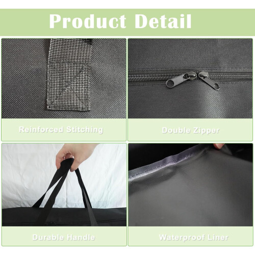 Waterproof Heavy Duty Folding Table Storage Bag for 6ft Table with Zipper and Shoulder Strap 2