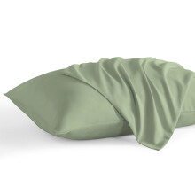 Toddler Pillowcase 13x18 Soft Breathable Cotton Sateen with Zipper for Kids Travel