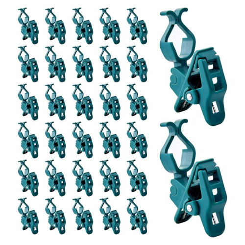 100 Pack Adjustable Quick Mount for E12,E17 Lights,Shingle and Gutter Installation Outdoor Christmas Light Clips