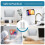 Under/Wall-Mounted Table Laptop Storage Stand Laptop Rack Charging Stand Tray Organizer Desktop for  Tablet Stand 5