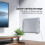 Under/Wall-Mounted Table Laptop Storage Stand Laptop Rack Charging Stand Tray Organizer Desktop for  Tablet Stand 4
