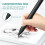 20 Pcs Pen Tips for  2 Pen, Soft Pen Tips Replacement for  2 Stylus   Pen Nibs with Tool 7