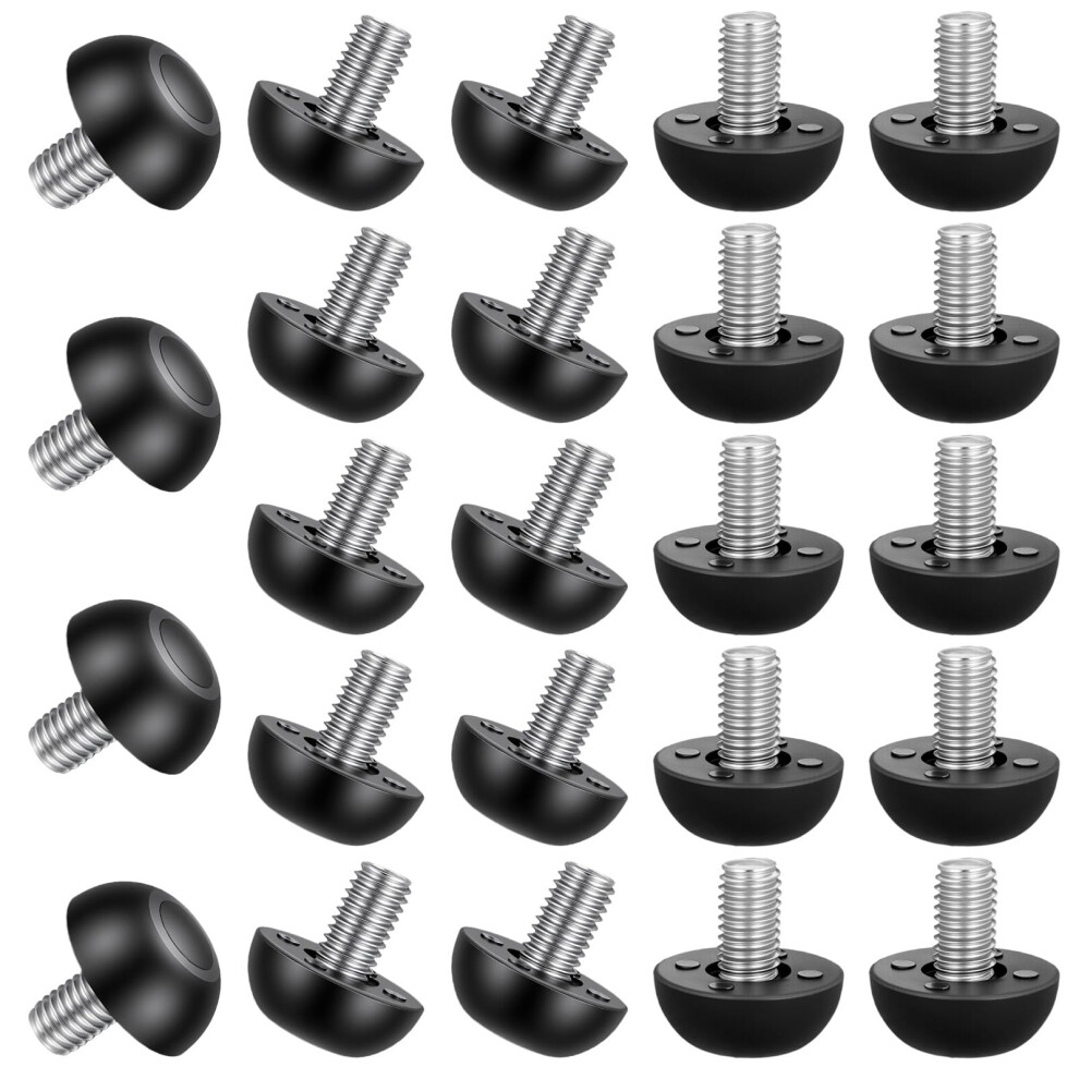 24 Pcs M8 Furniture Leveling Feet Stainless Steel Adjustable Table Leg Levelers For Stability 9001264032166