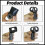 4pcs Adjustable Microphone Clip Set for Stand, Universal Mic Holder for Wireless Handheld Mics 2