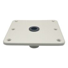 Boat Base,Boat Pedestal for 3/4inch Boat Pin Post Socket, Aluminum Marine Boat Pedestal Base