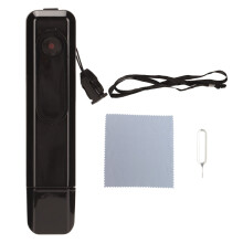 Bærbart kroppskamera med dobbelt USB-grensesnitt, 1080P HD bærbar lommeopptaker for personlig sikkerhet og overvåking, god kvalitet