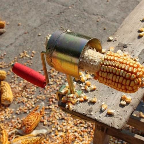 Corn Thresher, Hand-Cranked Dry Corn Peeler, Manual, Fast Corn Thresher, Hand-Cranked Thresher, Kitchen Tools 2