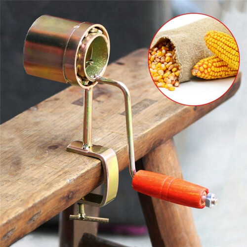 Corn Thresher, Hand-Cranked Dry Corn Peeler, Manual, Fast Corn Thresher, Hand-Cranked Thresher, Kitchen Tools 1