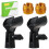 2 Pcs Adjustable Microphone Clip Set, Universal Mic Holder with Screw Adapter for Stand 1