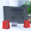 PC Audio Companion, ηχεία υπολογιστή με καθηλωτικό δυναμικό φωτισμό και διπλές συνδέσεις 6