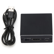 HDMI-audio-extractor met digitale optische TOSLINK SPDIF- en analoge stereo-uitgang, 4K-resolutie voor doorvoer via EDID-instellingen en lange