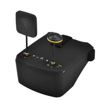 LS-800D FPV Goggles 5.8G 40CH 5inch 854X480 DVR Recording/Storage Dual Antennas 2000mAh for RC Racing Drone EU Plug