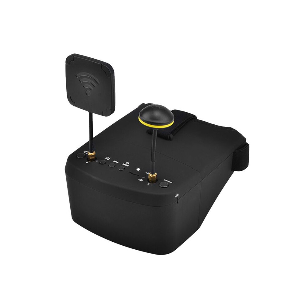 Photos - Other Toys LS-800D FPV Goggles 5.8G 40CH 5inch 854X480 DVR Recording/Storage Dual Antennas 2000mAh for RC Racing Drone EU Plug