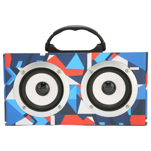 Ασύρματο Bluetooth Boombox με ρετρό ξύλινο σχεδιασμό, έξοδο ήχου HD και χαρακτηριστικά 1