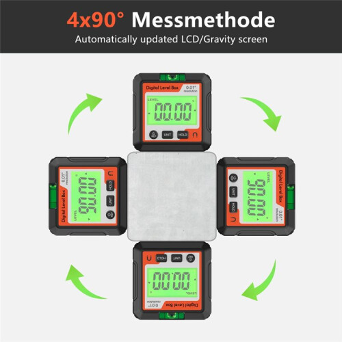 Digital Protractor Inclinometer Level Angle Meter Measuring Angle Meter 90 Degree Duler Digital Display Inclinometer 1