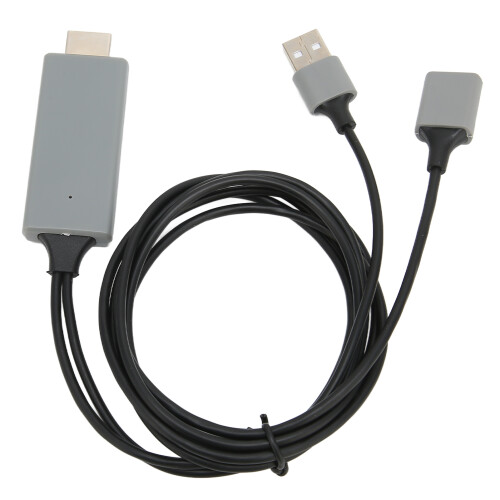 Καλώδιο κατοπτρισμού HDTV Plug and Play, Σταθερή μετάδοση Smart Chip για ευρεία συμβατότητα, 1