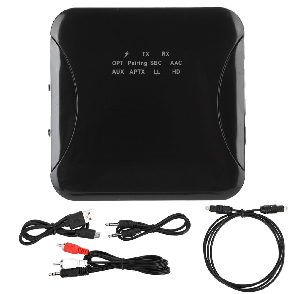 Wireless Audio Adapter Bluetooth 5.0 With Optical Digital Connection And 3.5Mm Aux Rca Support Rechargeable Dual Link Music Streaming Device 9420858910152