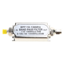 Nieuwe SMA Bandpass Filter BPF118-136MHz BPF118 50ohm Metal-2