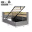 Grey Velvet L-Shape Daybed with LED & USB Charging 2