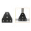 T Shape Corner Angle Bracket for 2020 Aluminum Profile 5 Hole Joining Board Plate, Ideal for 3D Printer 2