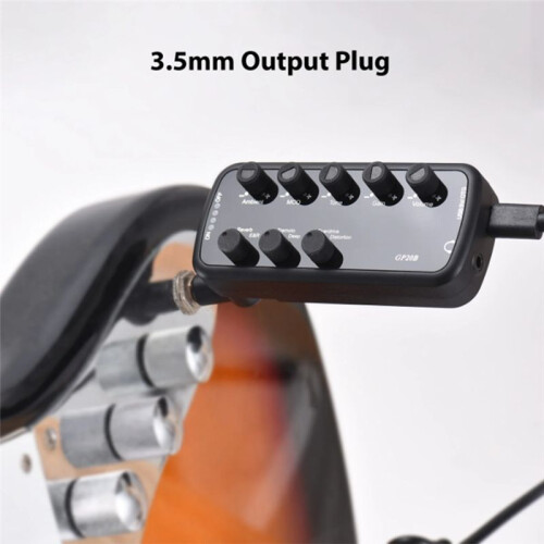 Basförstärkare  Amp Bärbar Hörlurar Basförstärkare Plug och  för Elgitarrförstärkare 1