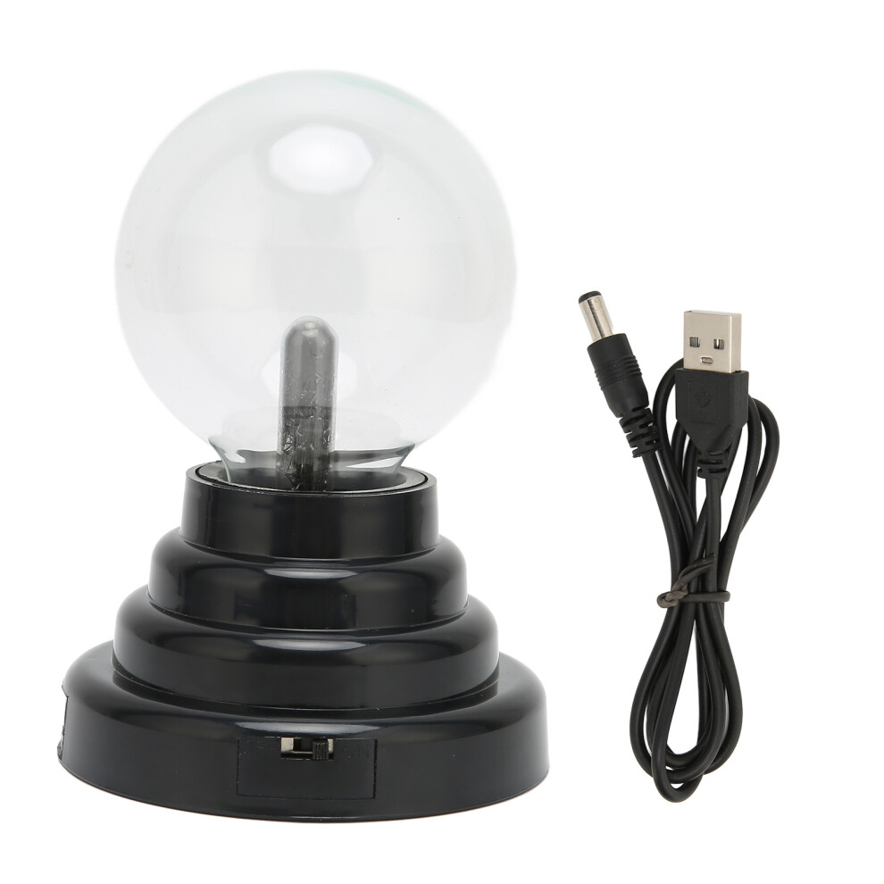 Touch Sensitive Plasma Lamp Lightning Globe Usb Powered Interactive Plasma Ball Scientific Learning Tool For Kids And Adults Mood Setting Lighting 9420858913276