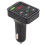 Car FM Transmitter Bluetooth Adapter,Hands-Free Siri Google Assistant with Volume Control and Power Off Restart for iPhone Samsung Huawei Android 3