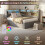 Grey Velvet L-Shape Daybed with LED & USB Charging 5