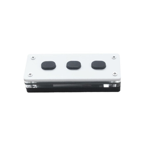 Silicone Silent  Wireless Recording Keypad Silent  Custom One Click Shortcut Key Small A: with Receiver