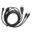 Replacement Cable for SteelSeries Arctis Headset Support PrismSync Dynamic RGB Lighting Superb Wire Detachable Audio Cable Plug and Play 3.5mm TRRS 1