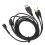 Replacement Cable for SteelSeries Arctis Headset Support PrismSync Dynamic RGB Lighting Superb Wire Detachable Audio Cable Plug and Play 3.5mm TRRS 7