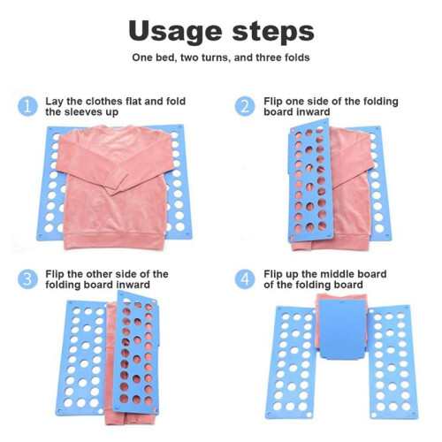 Shirt Folding Board,Durable Space Saving Clothes Folder,Shirt Folding Auxiliary Board Clothes 2pcs 2