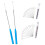 Metal Inoculation Loop, Mycology Sampling Rod with 2pcs Handle and 90pcs Nickel Reusable Inoculating Ring 1