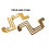LCD Hinge Flex Cable for  HDR-UX1E HDR-SR1E Video Cameras Replacement Screen Display LCD Flex Cable 5