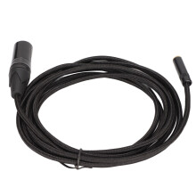 Nahrávací kábel s tieneným vodičom z Al fólie, vyvážený signálový adaptér z 2 RCA phono konektora na 1 XLR samec, dobrý zvuk, dobrý