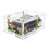 For Raspberry Pi 5 Acrylic Case Adaptation PCIe to M.2 Adapter Board - Transparent Protective Shell 4