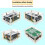 For Raspberry Pi 5 Acrylic Case Adaptation PCIe to M.2 Adapter Board - Transparent Protective Shell 6