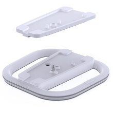 Vertical Stand for PS5/PS5 Slim Games Consoles Desktop Non-Slip Base with 7 RGB Lights for  5 White