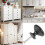 4X Matte Black Cabinet Knobs Round Drawer Handles Solid Metal for Kitchen Cupboard Door 2