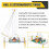 DIY Electromagnetic Swing Experimental Electronic Kit Supply with LED Flashing Sensing DIY Electronic Kit 3